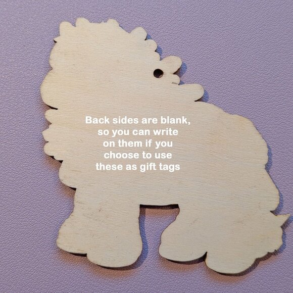 Never used Set of 20 My Little Pony Christmas ornaments or gift tags, Balsa wood - Picture 12 of 15